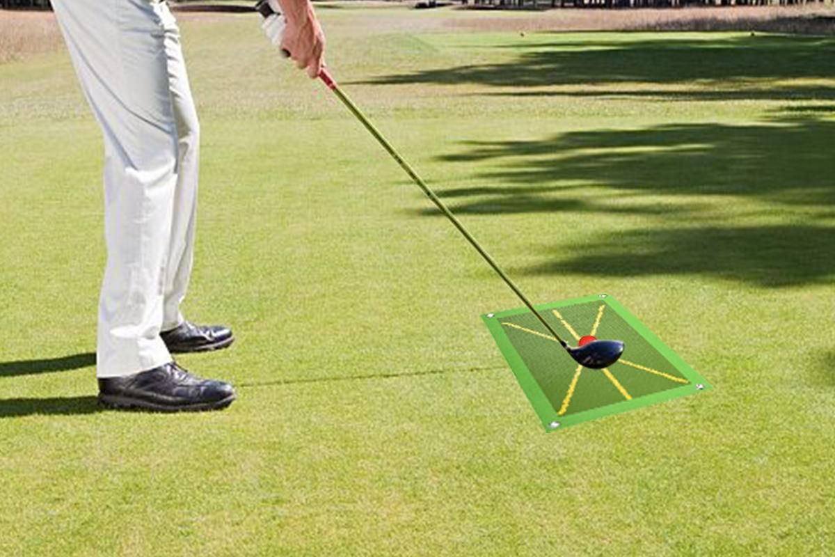 2Pcs Golf Training Mat For Swing Detection Golf Training Aid For Indoor Outdoor - Image 3